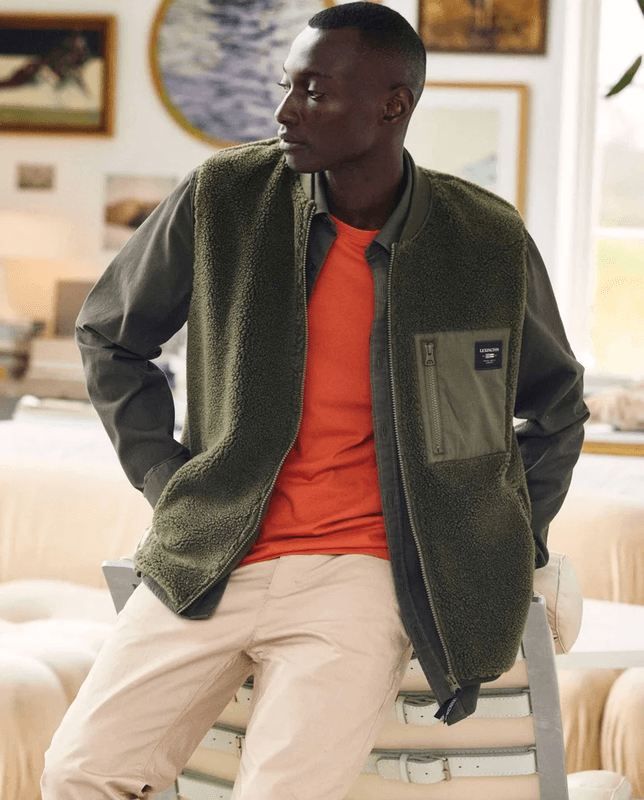 Mattia Pile Vest Green